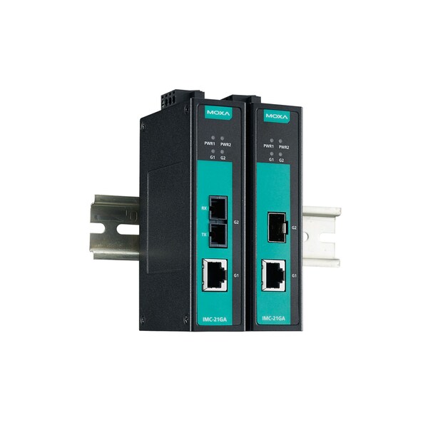 Indust. Gigabit Media Converter, Single-Mode 10Km, Sc, -10 To 60 DegreeC